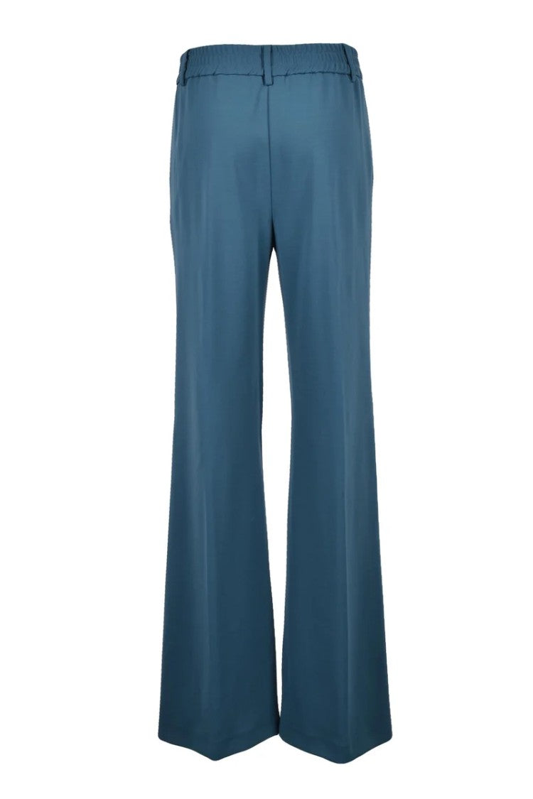 Patrizia Pepe Classic Wide Leg Pants - Green