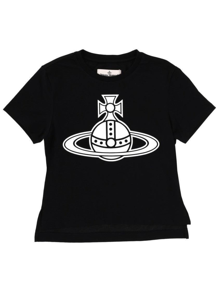 Vivienne Westwood Black Paris Orb Mini T-Shirt
