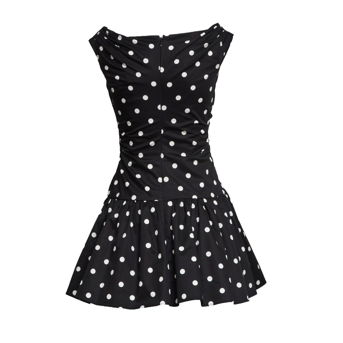Self-Portrait Black Polka Dot Mini Dress