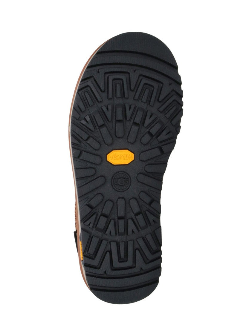 Ugg Brown Tasman Gtx Leather Vibram Flats