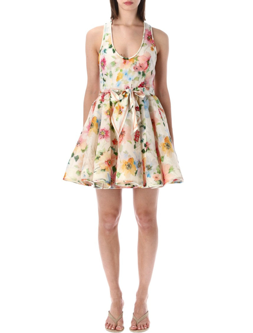 Zimmermann Structured Halter Seta Mini Dress