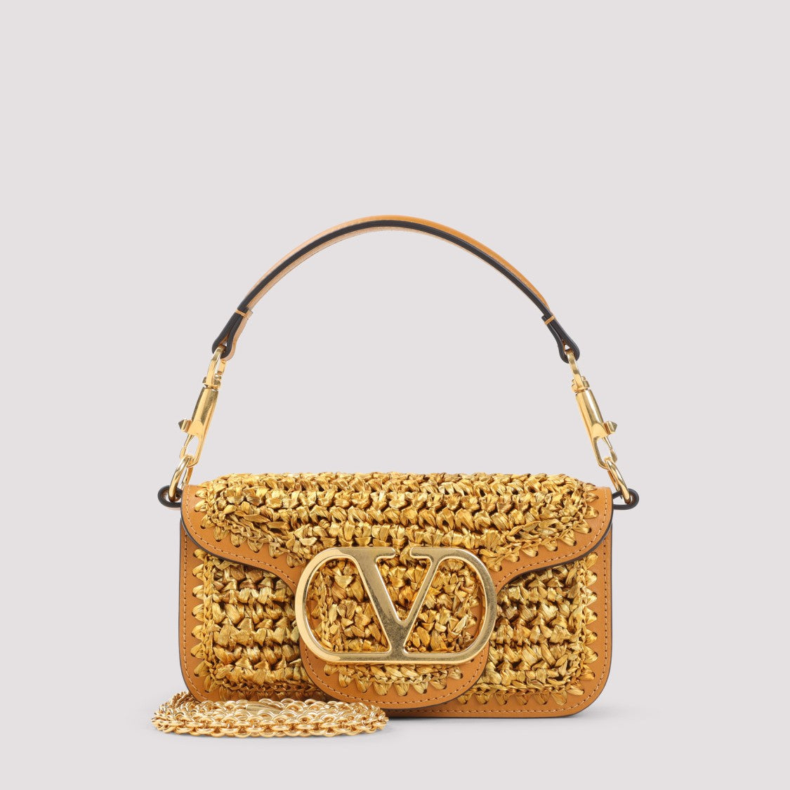 Valentino Garavani Woven Textured Shoulder Bag