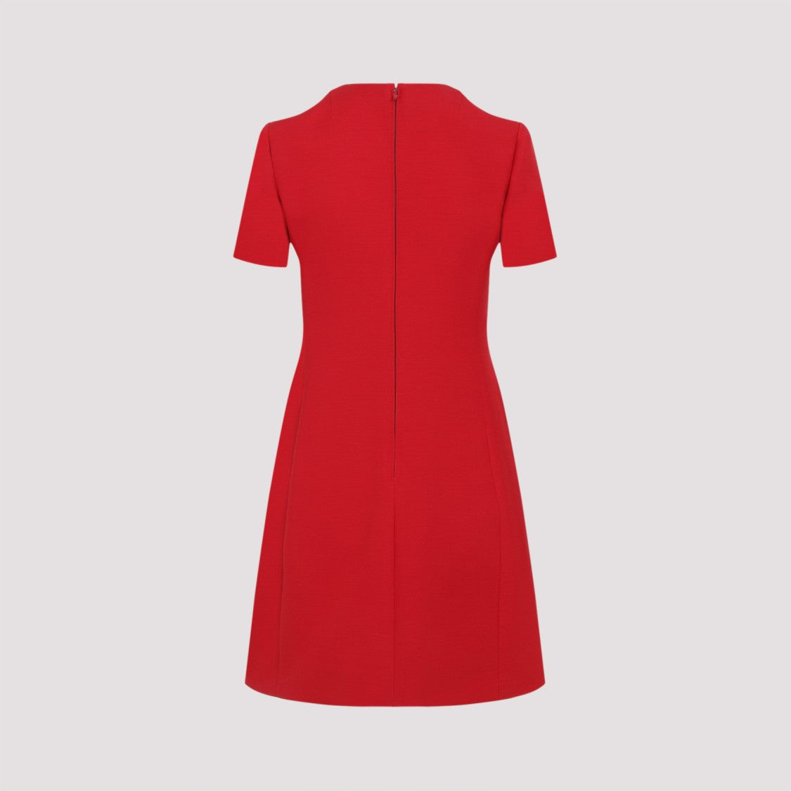 Valentino Fitted Red Dress With Decorative Bows