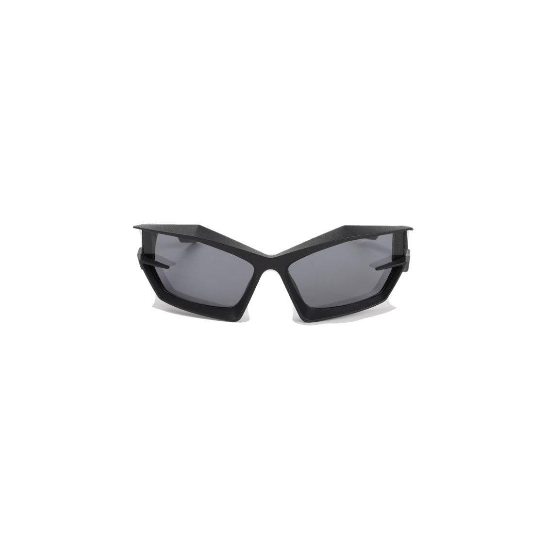 Givenchy Geometric Black Acetate Sunglasses With Dark Lenses