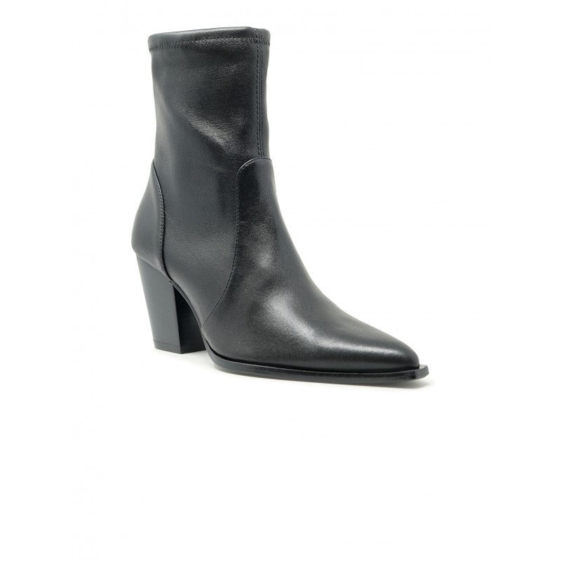 Stuart Weitzman Sm509 Black Nappa Jolene Bootie