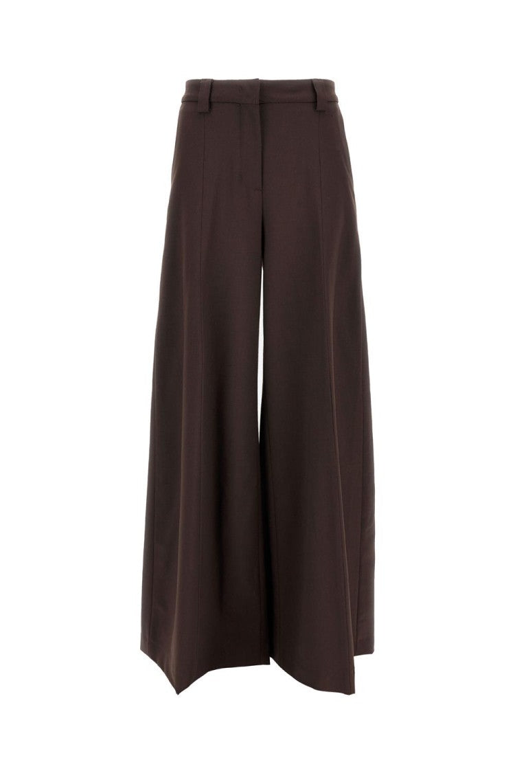 The Latest Wide Trousers With Classic Front Closure