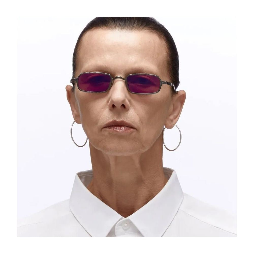 Kuboraum Mask Z18 Sculptural Eyewear With Fuchsia Lenses