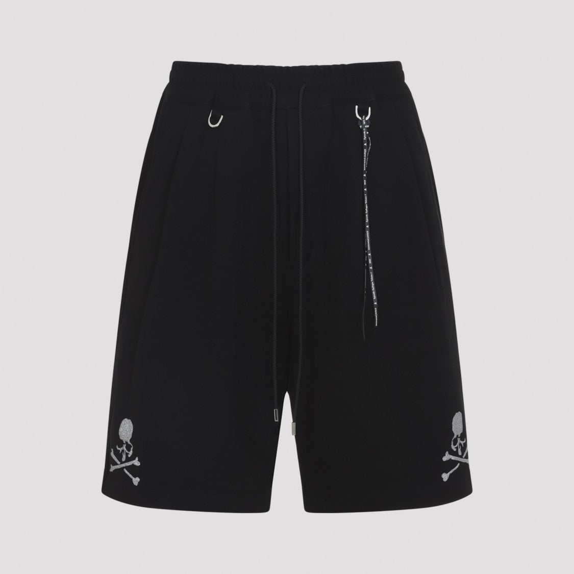 Mastermind Black Bermuda Shorts With Elastic Waistband