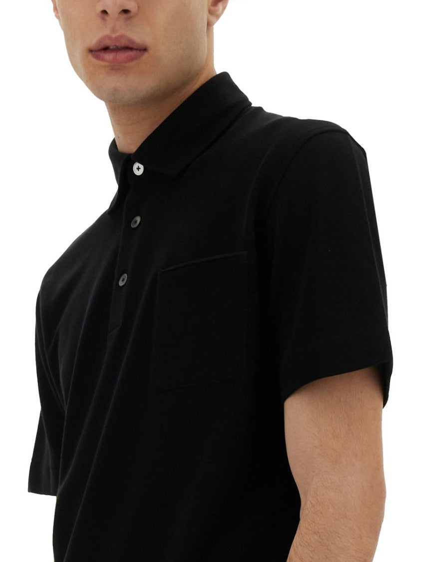 Zegna Classic Piquet Polo With Buttoned Placket