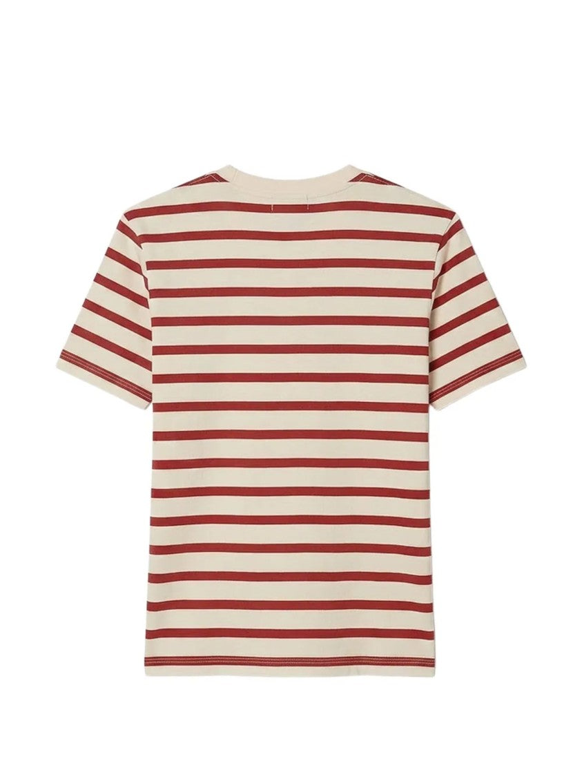 Tory Burch Striped Cotton T-Shirt