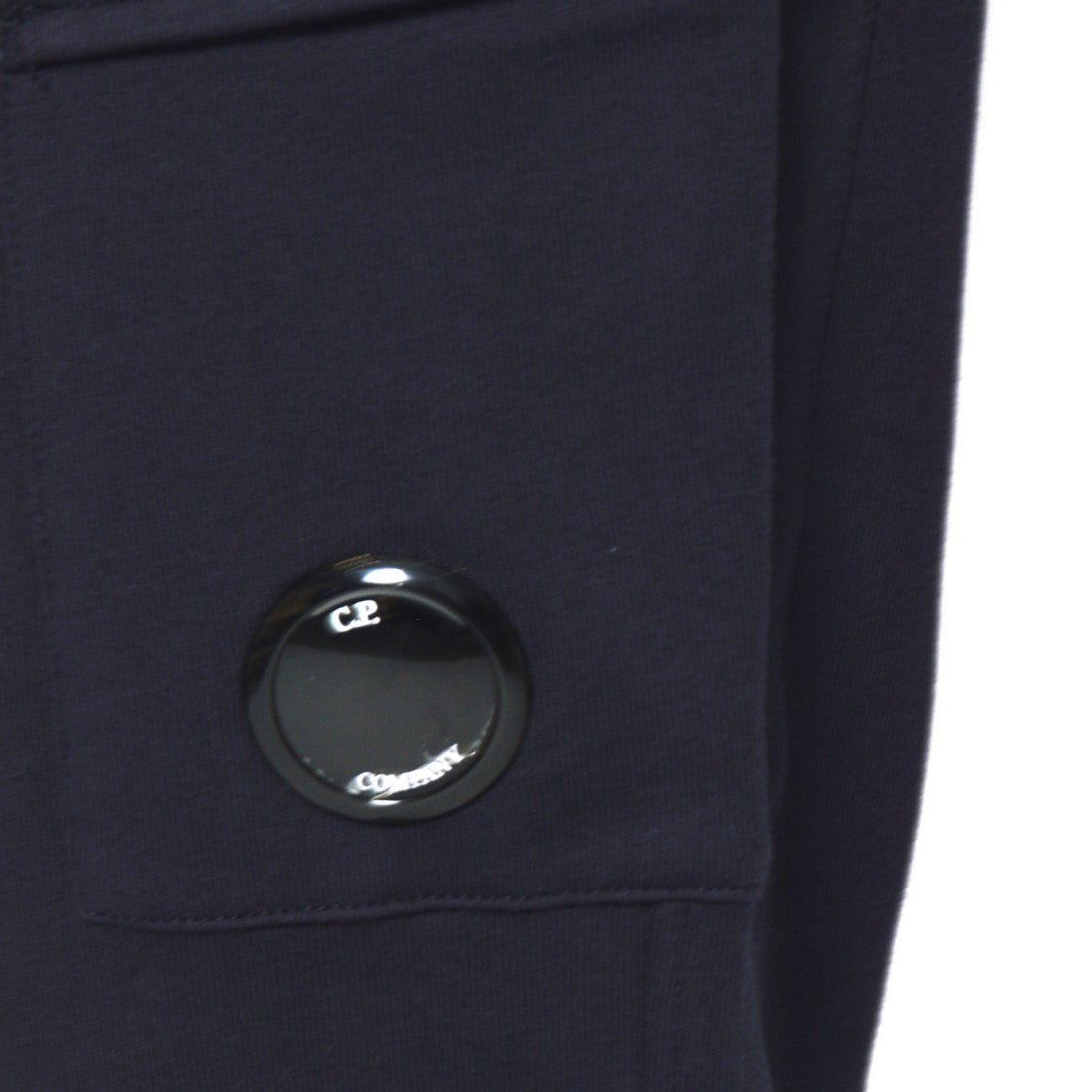 C.P. Company Tapered Fit Cargo Trousers With Ribbed Cuffs And Drawstring Waistband