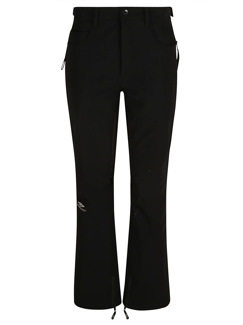 Balenciaga Flared Tailored Trousers With Fitted Waistband