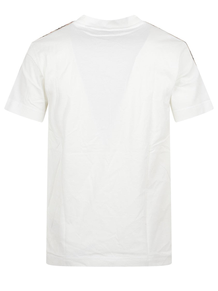 Burberry White Cotton T-Shirt
