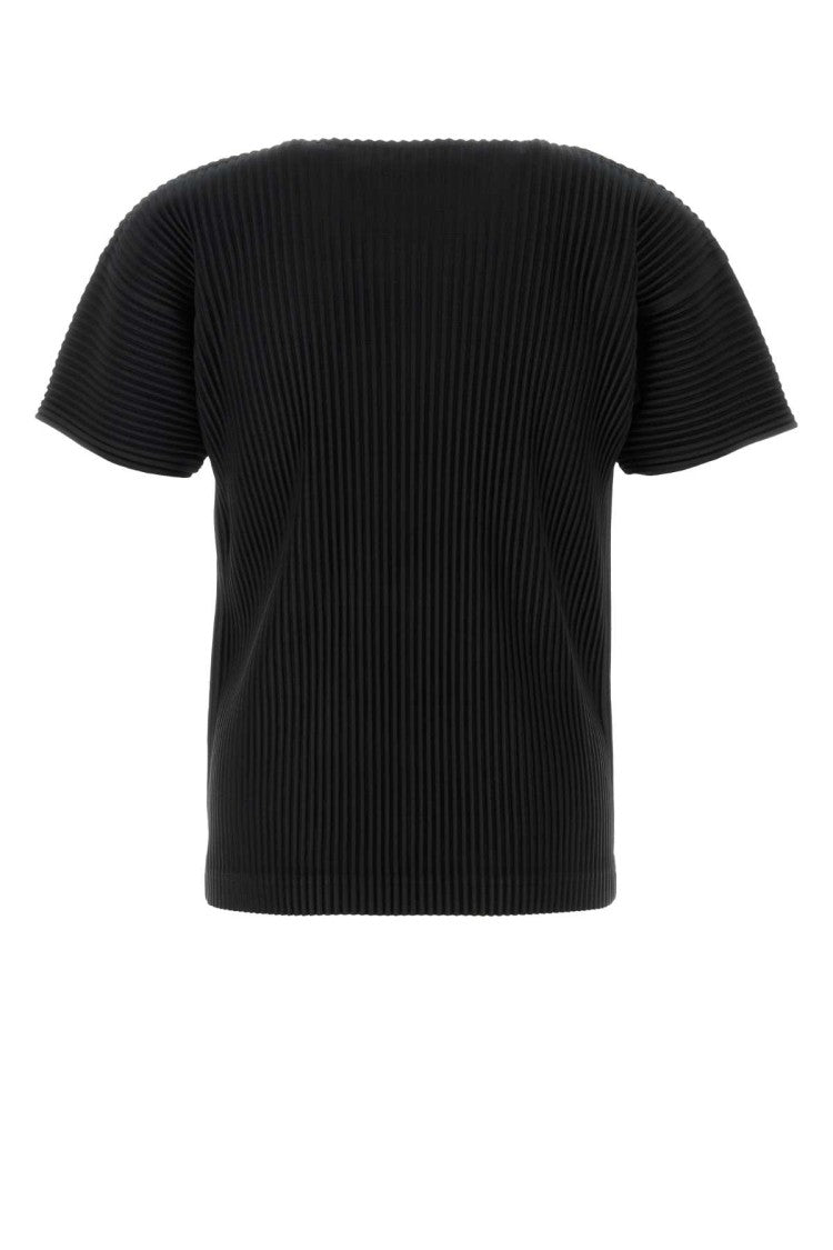 Homme Plissé Issey Miyake Black Polyester T-Shirt