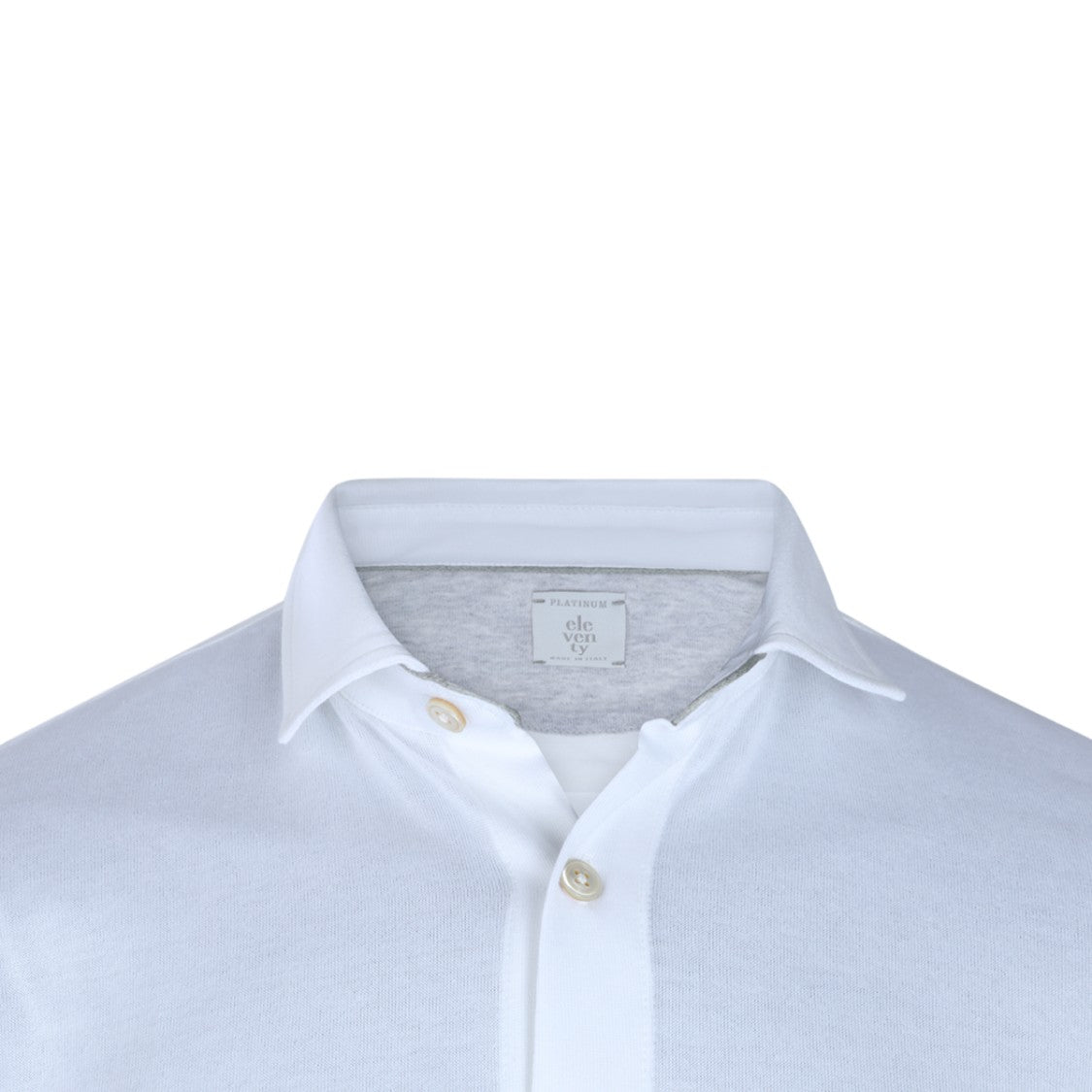 Eleventy Classic Long-Sleeve Shirt With Pointed Collar
