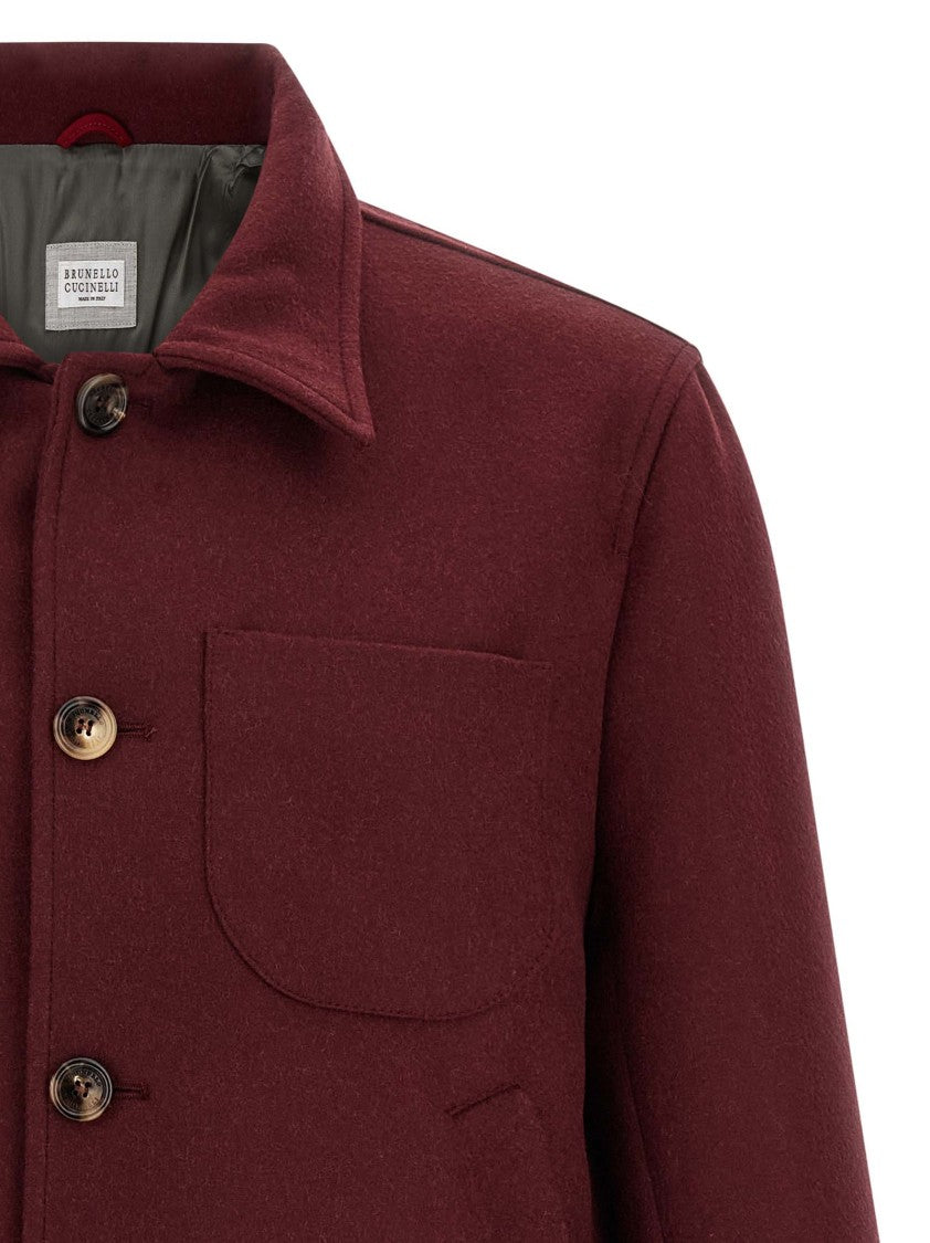Brunello Cucinelli Wool Bomber Jacket