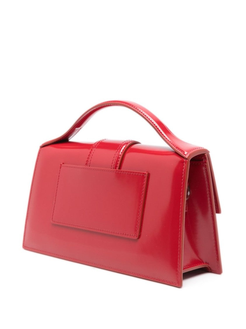Jacquemus Glossy Vitello Leather Shoulder Bag