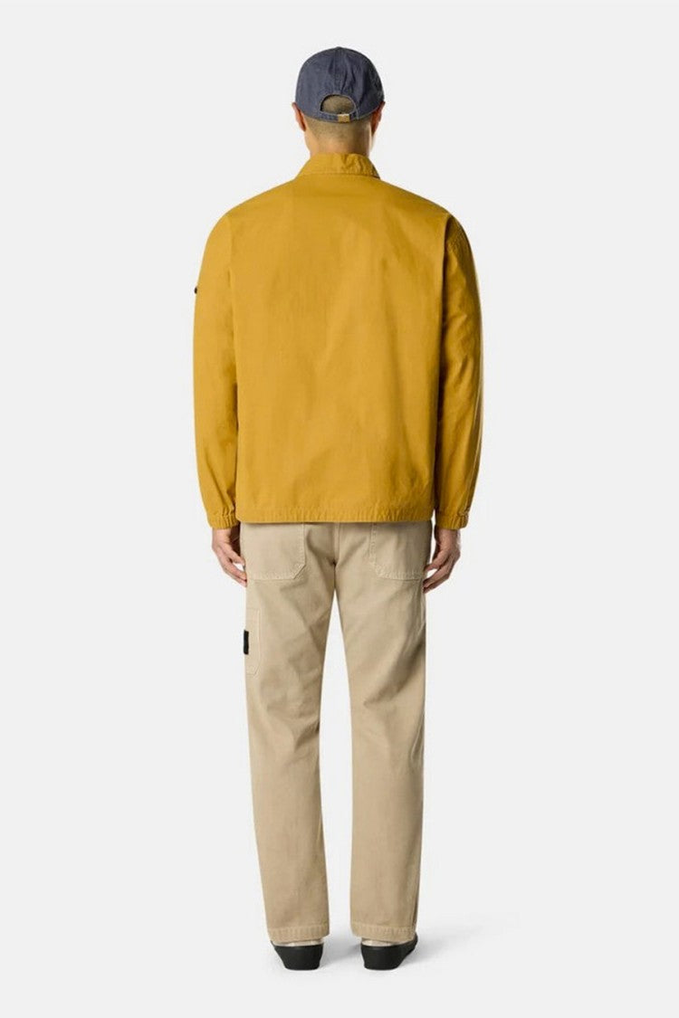 Stone Island Beige Side Badge Straight-Leg Cotton Pants