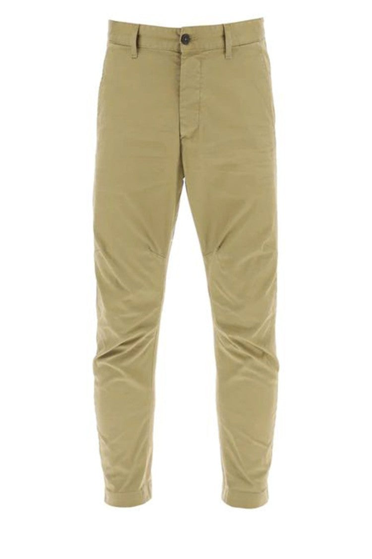 Dsquared2 Desert Tan Slim Fit Trousers Pockets