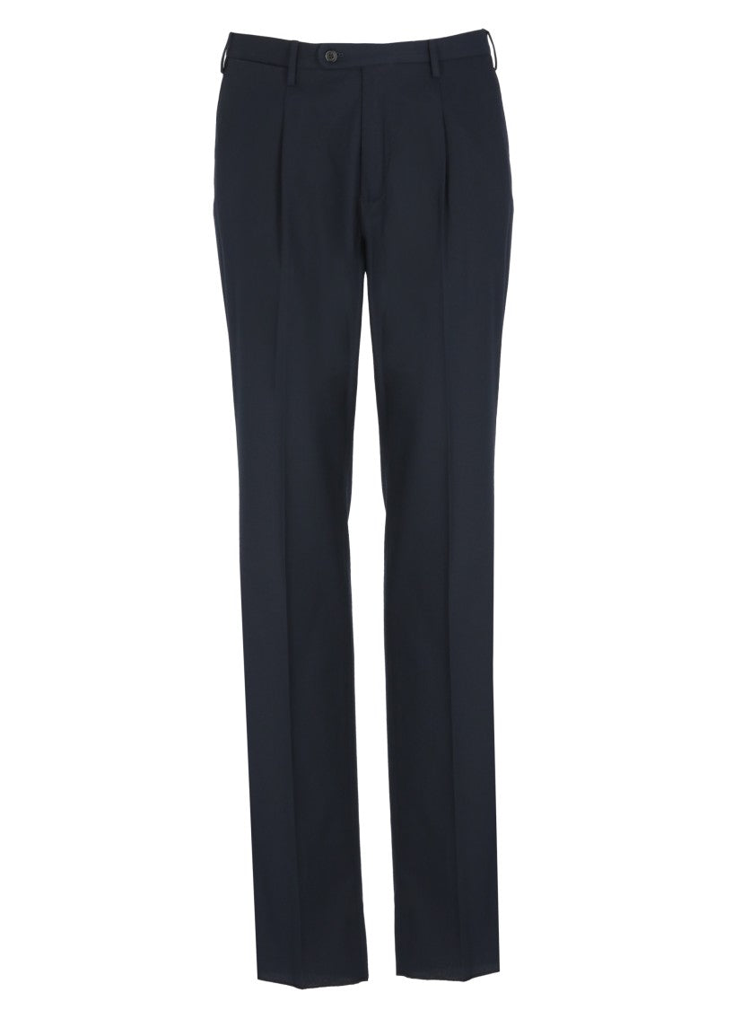 Incotex Blue Icepants Cotton Formal Pants