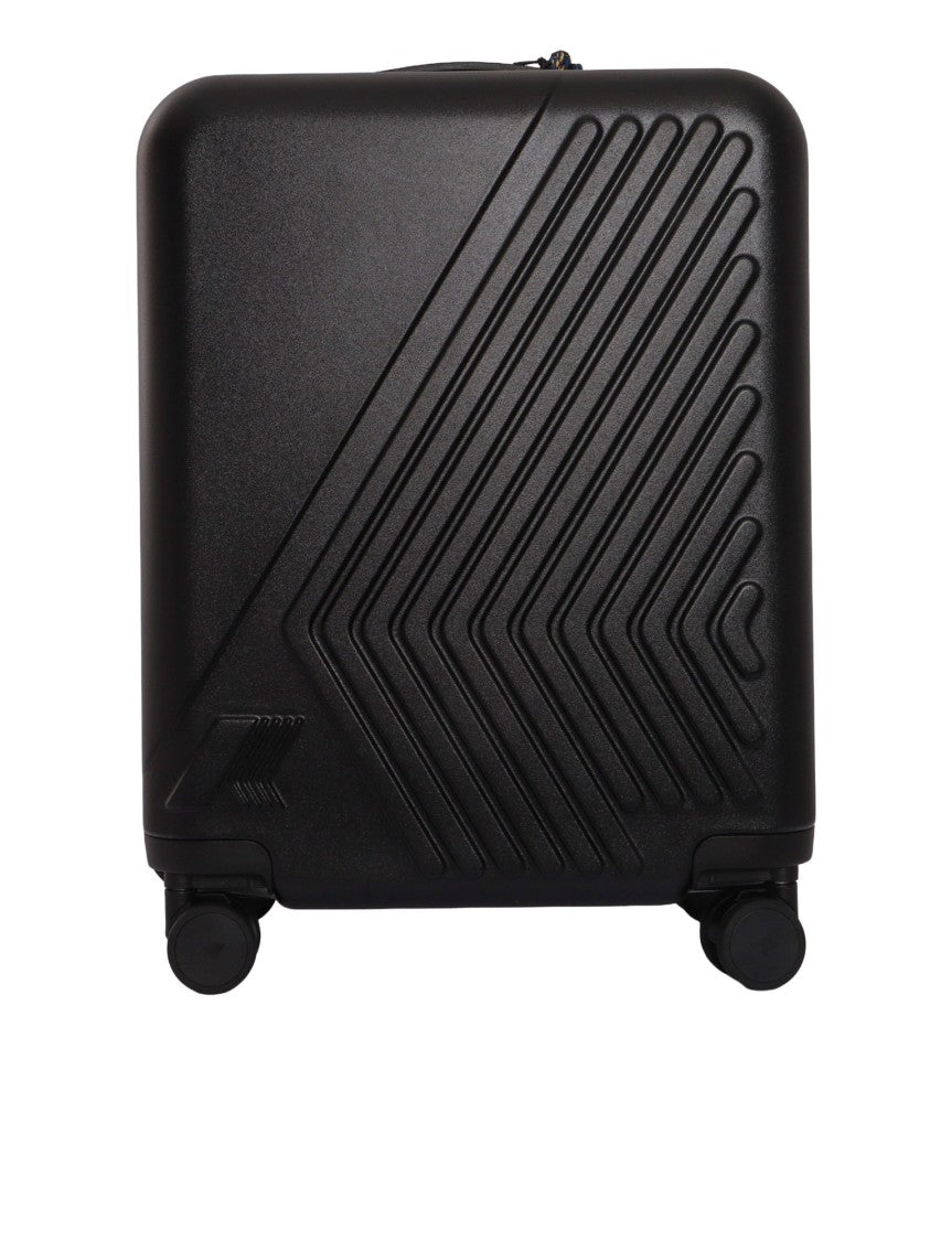 K-Way Eudoxie Hard Shell Chevron Trolley