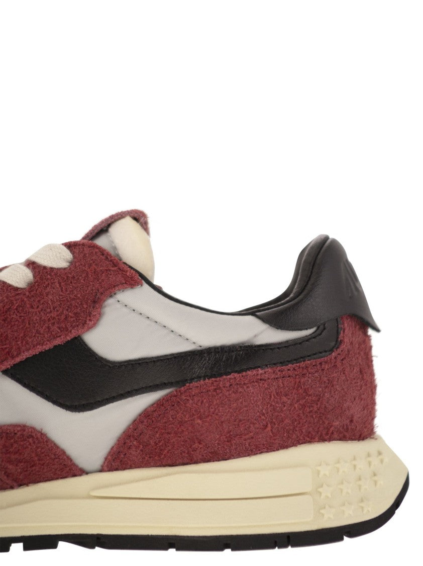 Autry Reelwind - Suede And Technical Textile Trainer