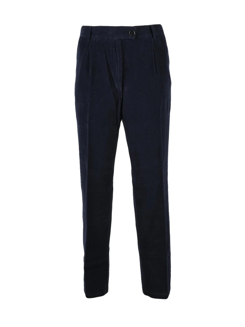 Pomandère Multicolor Cuffed Straight-Leg Cotton Pants