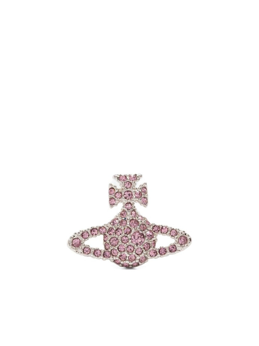 Vivienne Westwood Platinum-Tone Orb Motif Earrings