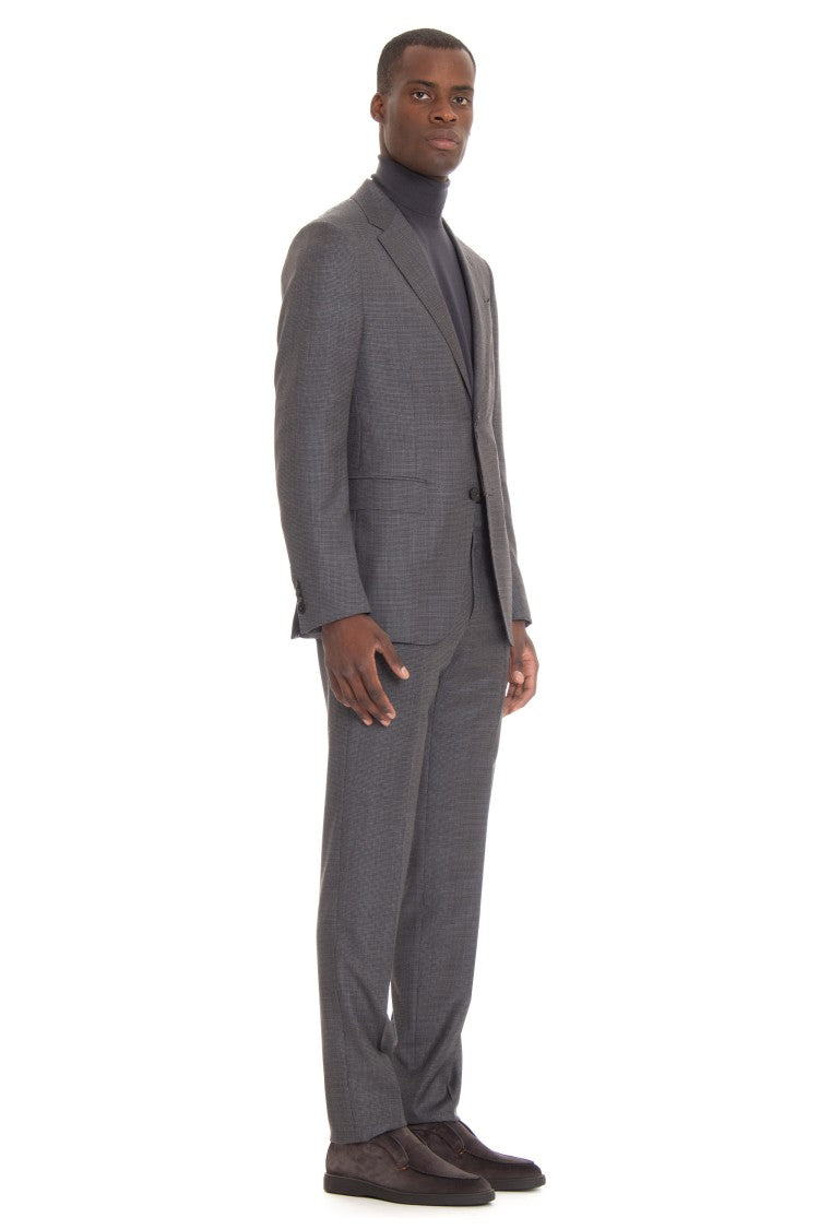 Zegna Houndstooth Wool Suit