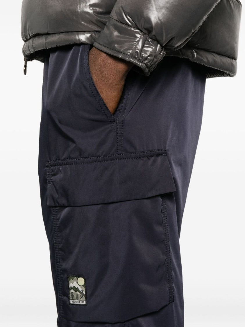 Moncler Grenoble Tailored Minimalist Trousers With Structured Waistband