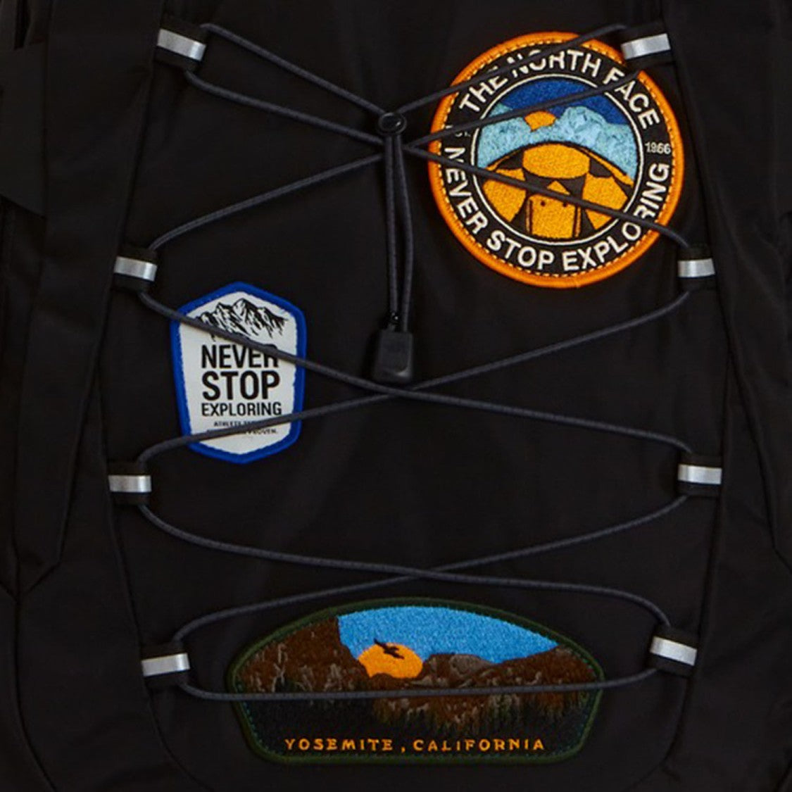 The North Face Technical Nylon Backpack With Decorative Patches