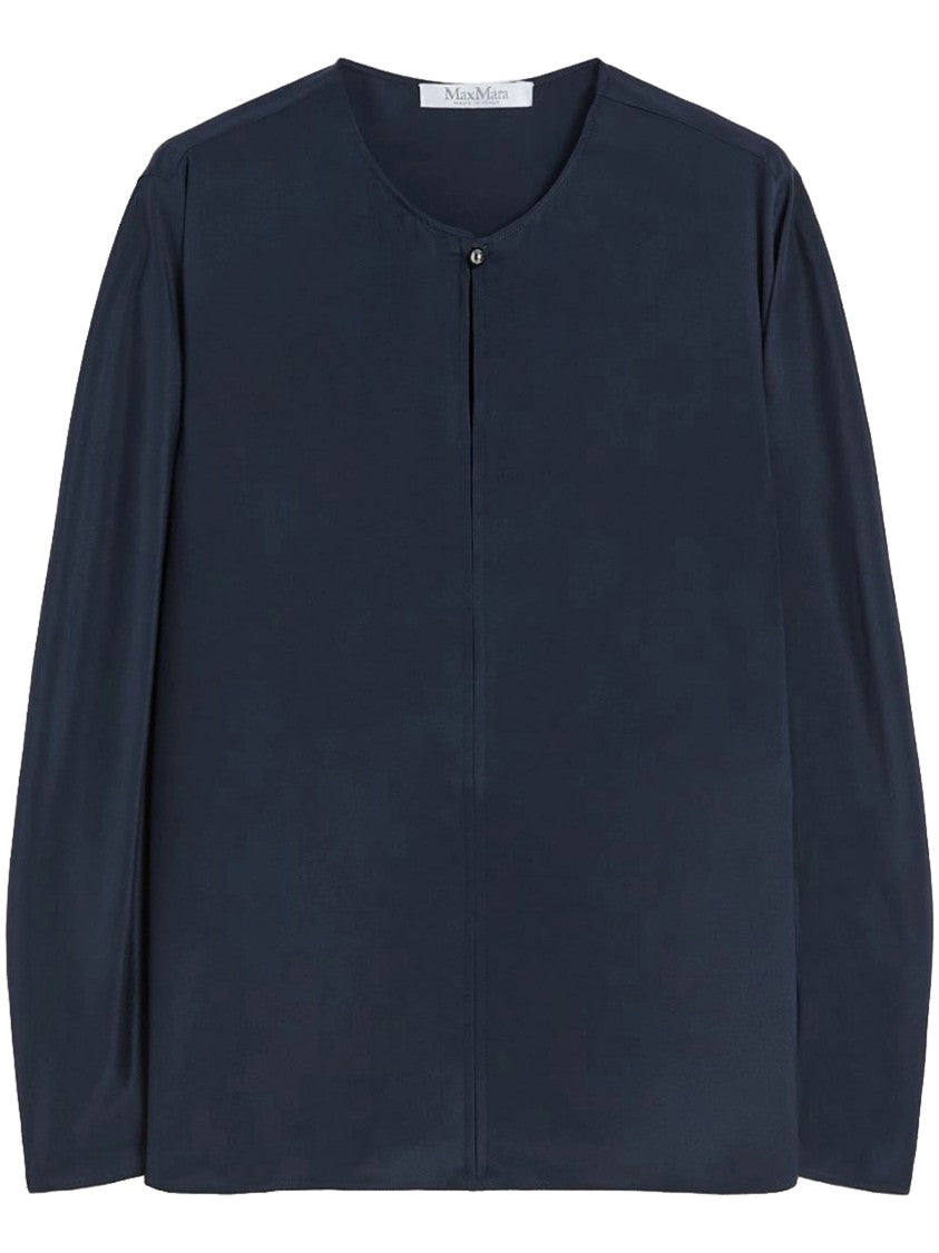 Max Mara Mitico Loose-Fitting Long-Sleeved Top