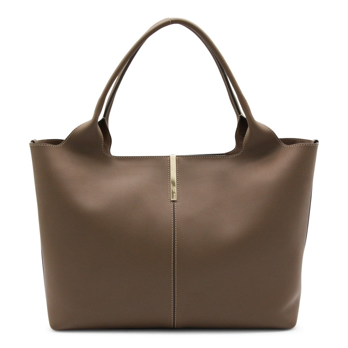 Tod's Brown Leather Top Handle Bag