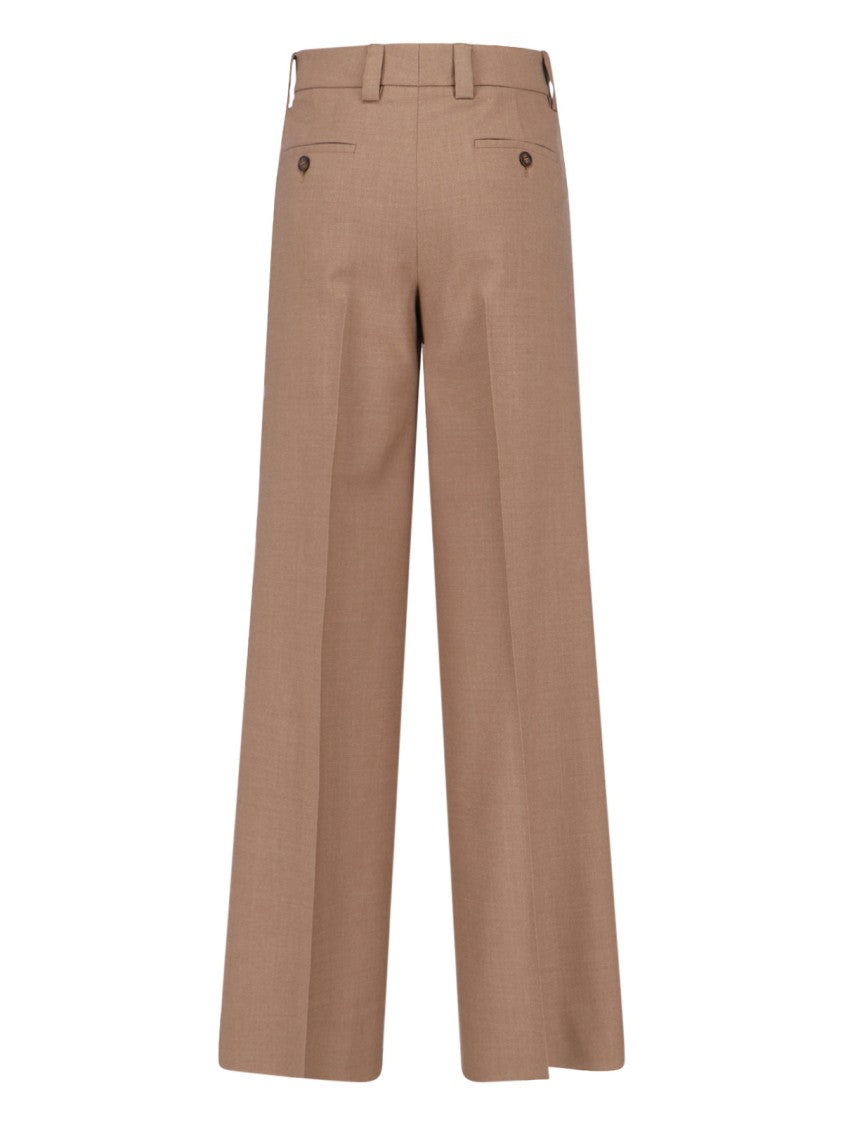 Incotex Medium-Rise Wide-Leg Trousers With Tailored Fit