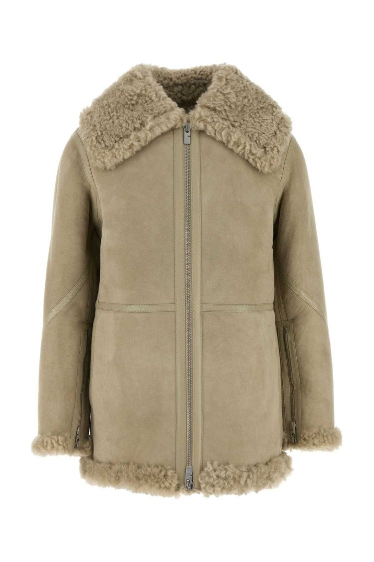 Burberry Cappuccino Shearling Jacket
