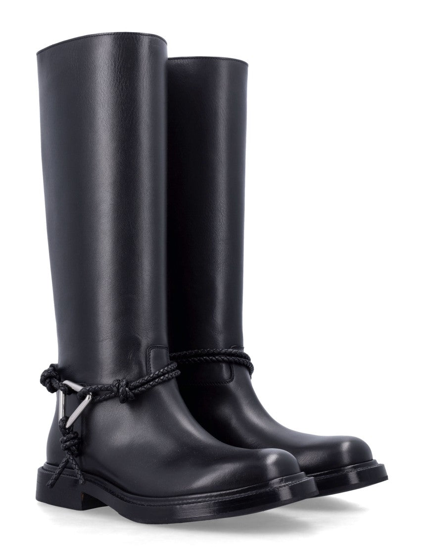 Bottega Veneta James Knee-High Calfskin Boots