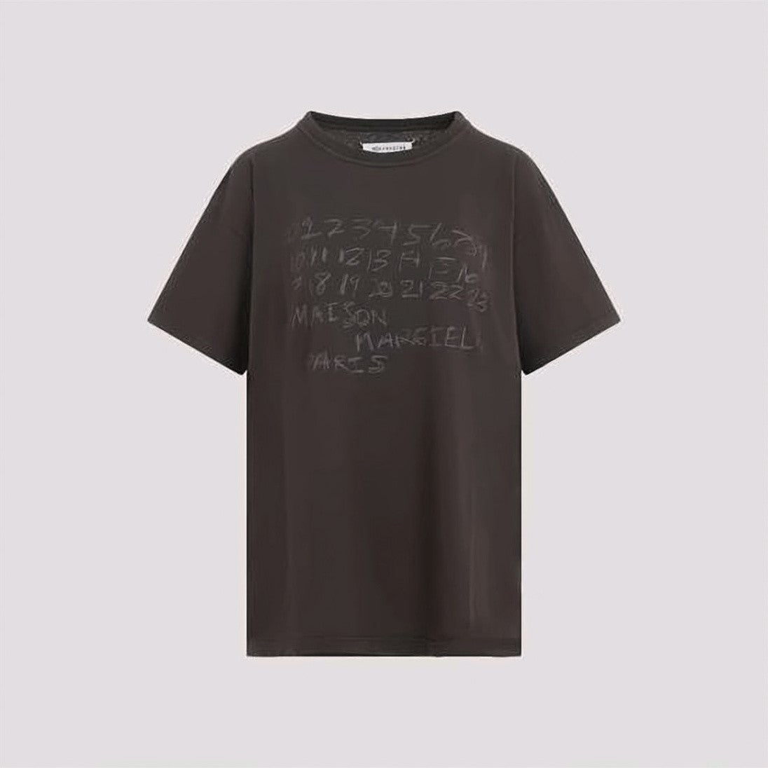 Maison Margiela Relaxed Fit Cotton T-Shirt With Handwritten Design