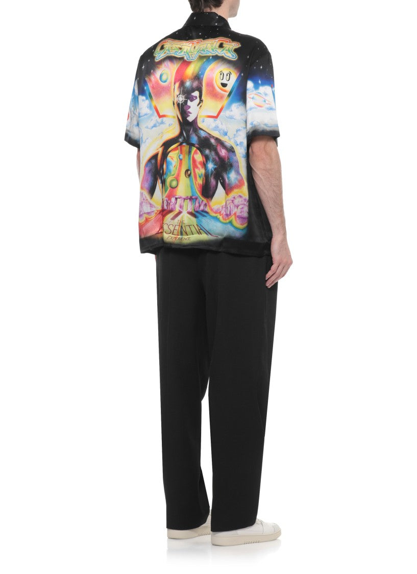 Casablanca Black Essential Experience Casual Shirt
