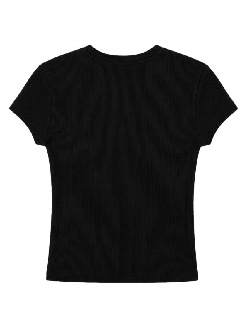 Vivienne Westwood Fitted Short-Sleeve Ribbed Viscose-Blend T-Shirt