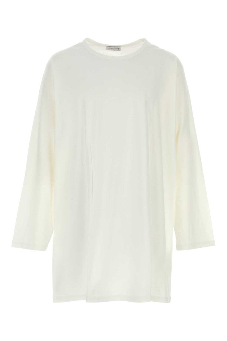 Yohji Yamamoto White Cotton Oversize T-Shirt