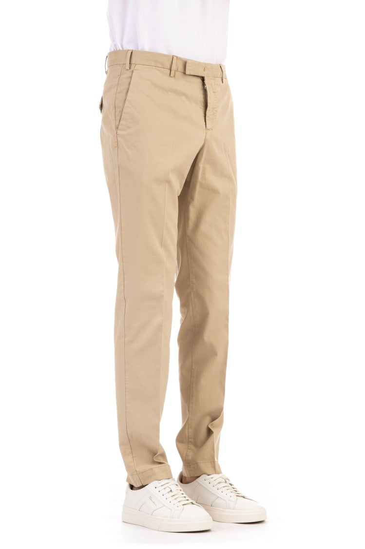 Pt Torino Cotton Twill Master Fit Trousers