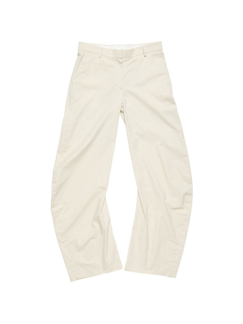 Acne Studios Black Organic Cotton Wide-Leg Pants
