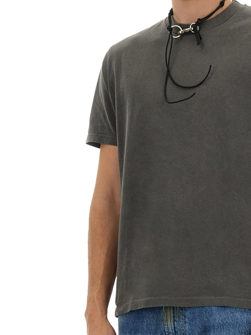 Our Legacy Washed Muted Grey Cotton T-Shirt