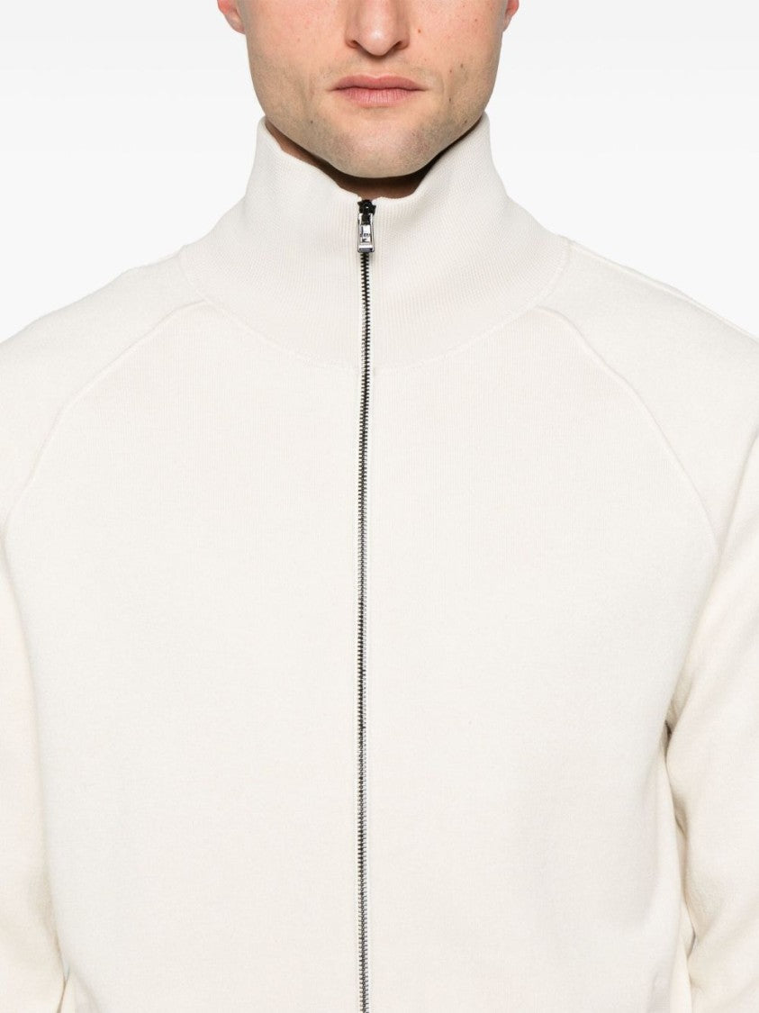 Boss High Neck White Sweater