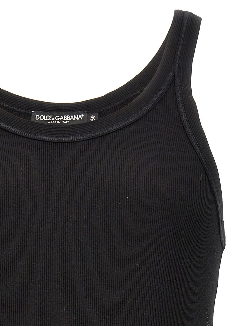 Dolce & Gabbana Ribbed Tank Top