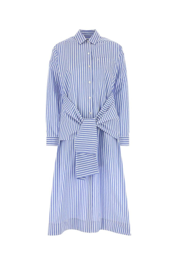 Philosophy Di Lorenzo Serafini Embroidered Poplin Shirt Dress