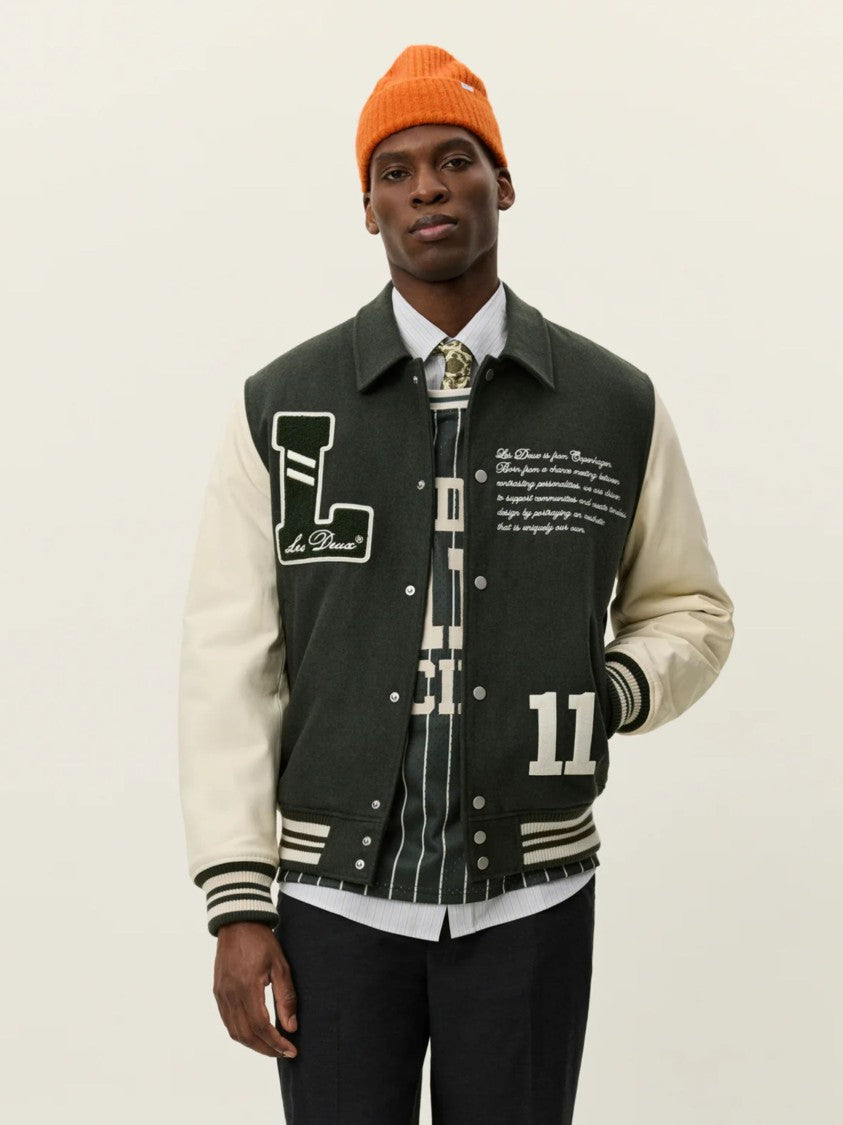 Les Deux Les Deux Varsity Wool Jacket