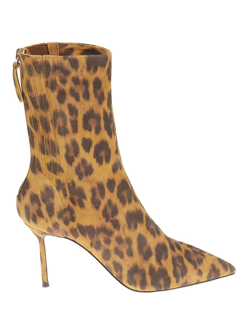 Aquazzura Leopard Print Ankle Boots