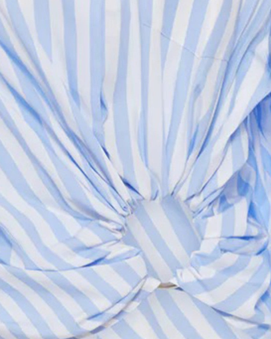 Sportmax Light Blue Striped Shirt