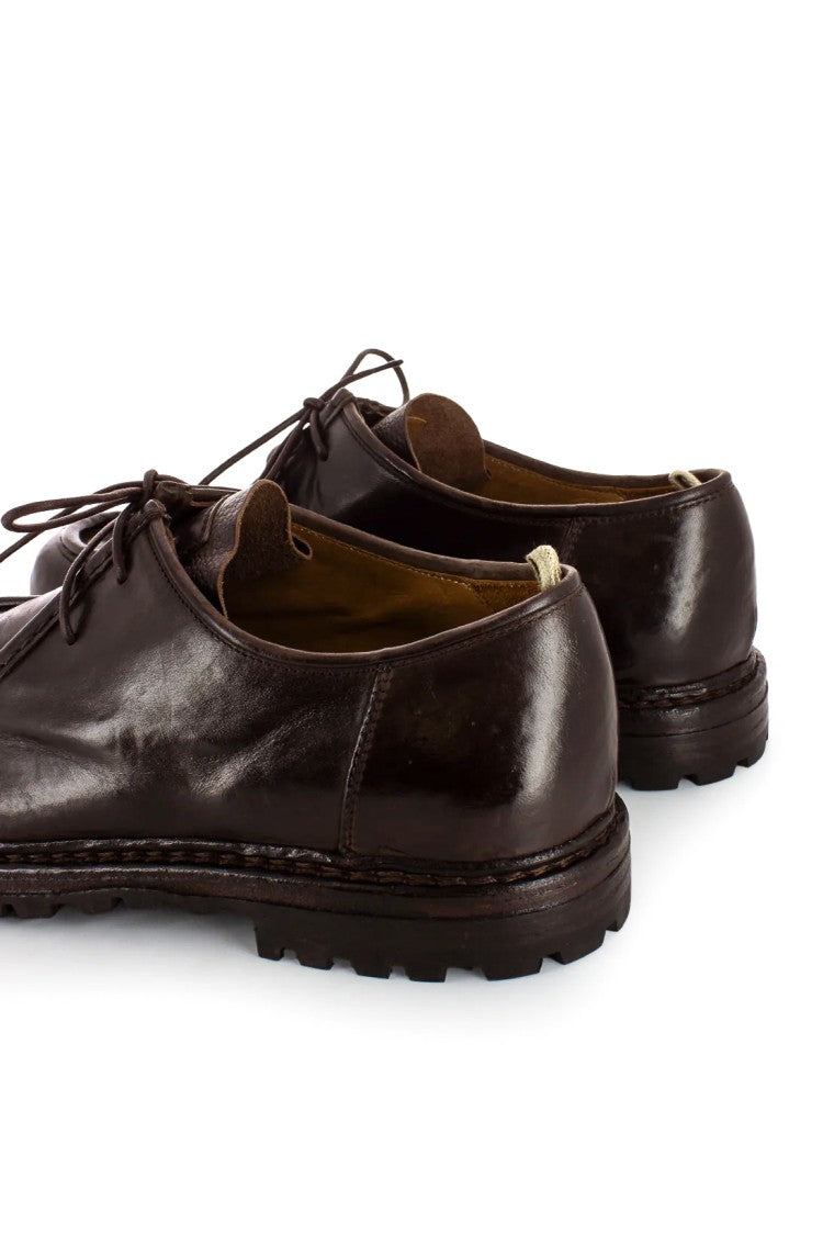 Officine Creative Leather Lace-Up Shoes With Leather Sole